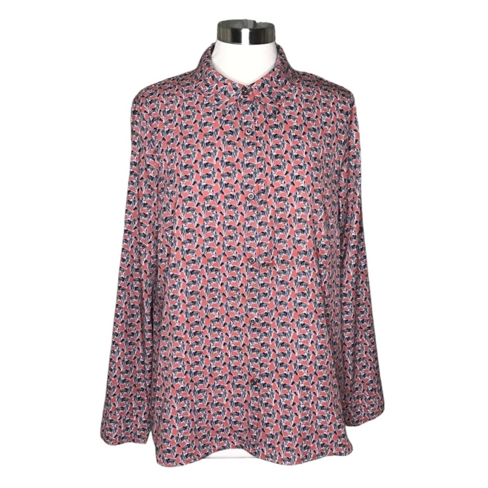 Splendid zebra button down shirt XL
